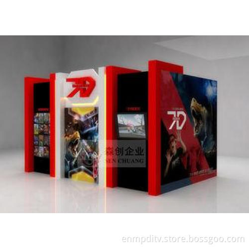 Hydraulic 7D Cinema System with Cinema Cabin and Motion Cha